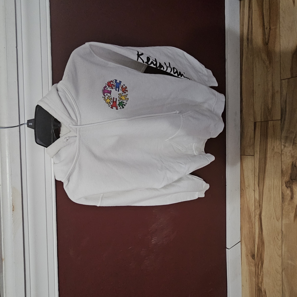 Keith Haring White Hoodie